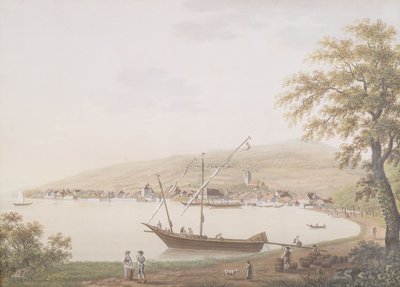 Vevey on Lake Geneva by Unbekannt Unbekannt
